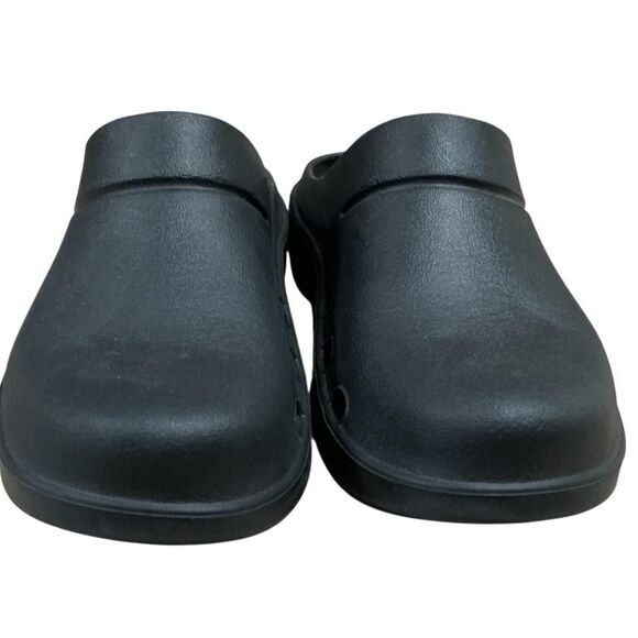 Oofos OOcloog Womens 8 Mens 6 Slip On Recovery Clogs Black Sport Slide - Picture 3 of 9